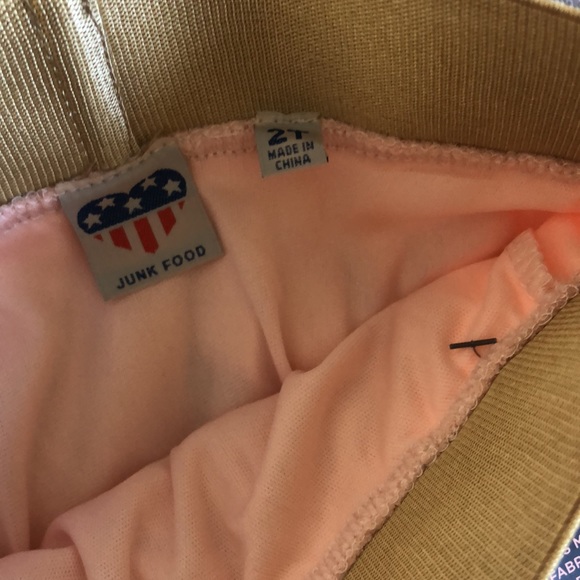 NEW! Gold Banded Pink Tulle Skirt - Picture 4 of 6